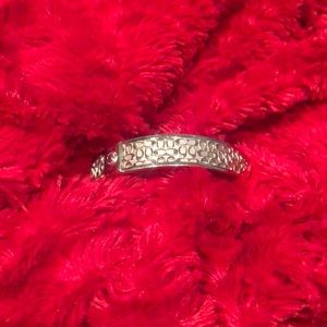 Coach signature C bangle